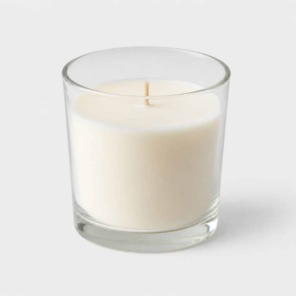Bougie parfumée relaxation dans son contenant en verre