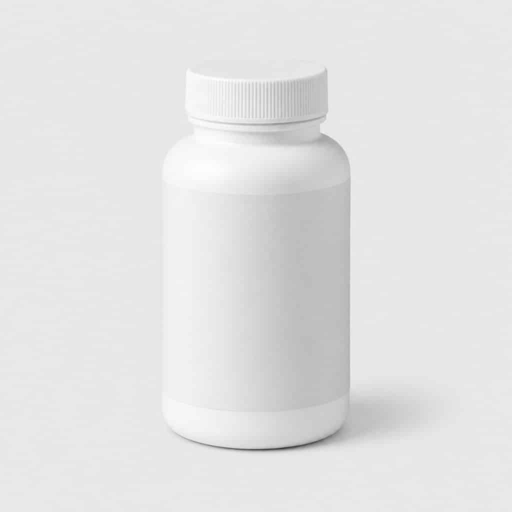 Flacon de complément alimentaire fortifiant cheveux
