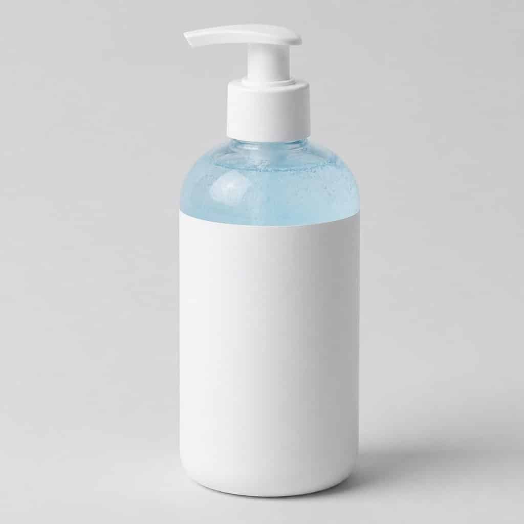 Flacon de gel douche extra-doux présenté seul