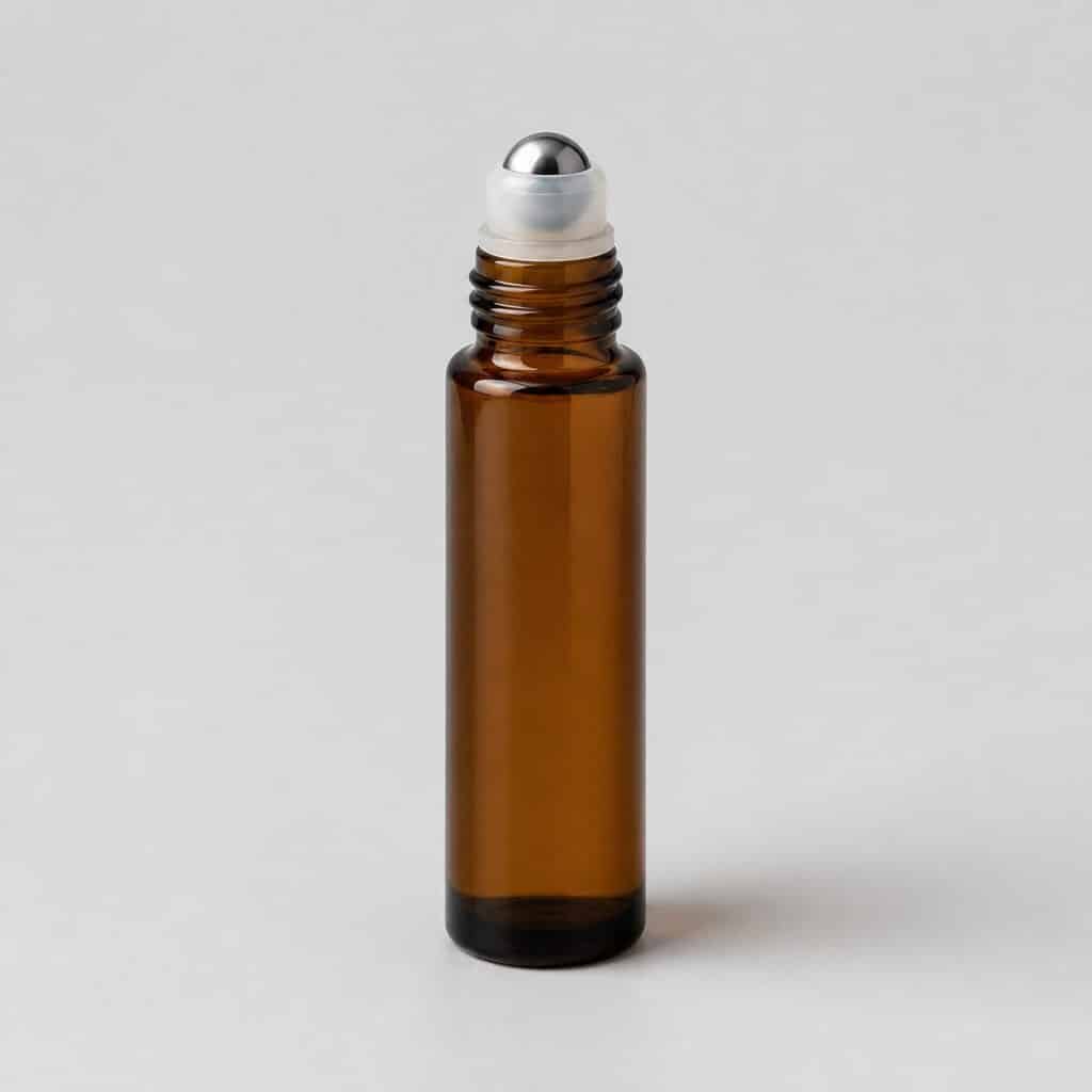 Flacon roll-on d'huile essentielle relaxation