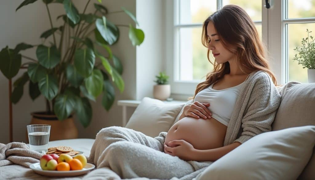 découvrez les gestes essentiels pour prendre soin de vous au premier trimestre de grossesse : alimentation, repos, symptômes et suivi médical.